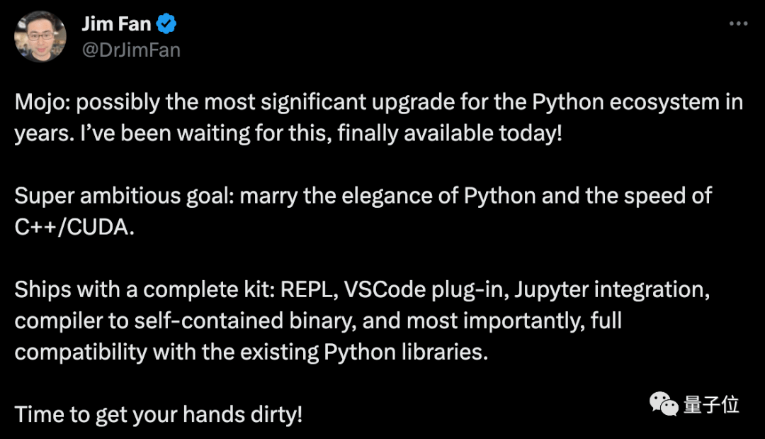 比Python快6.8万倍 ！新语言Mojo首次开放下载
